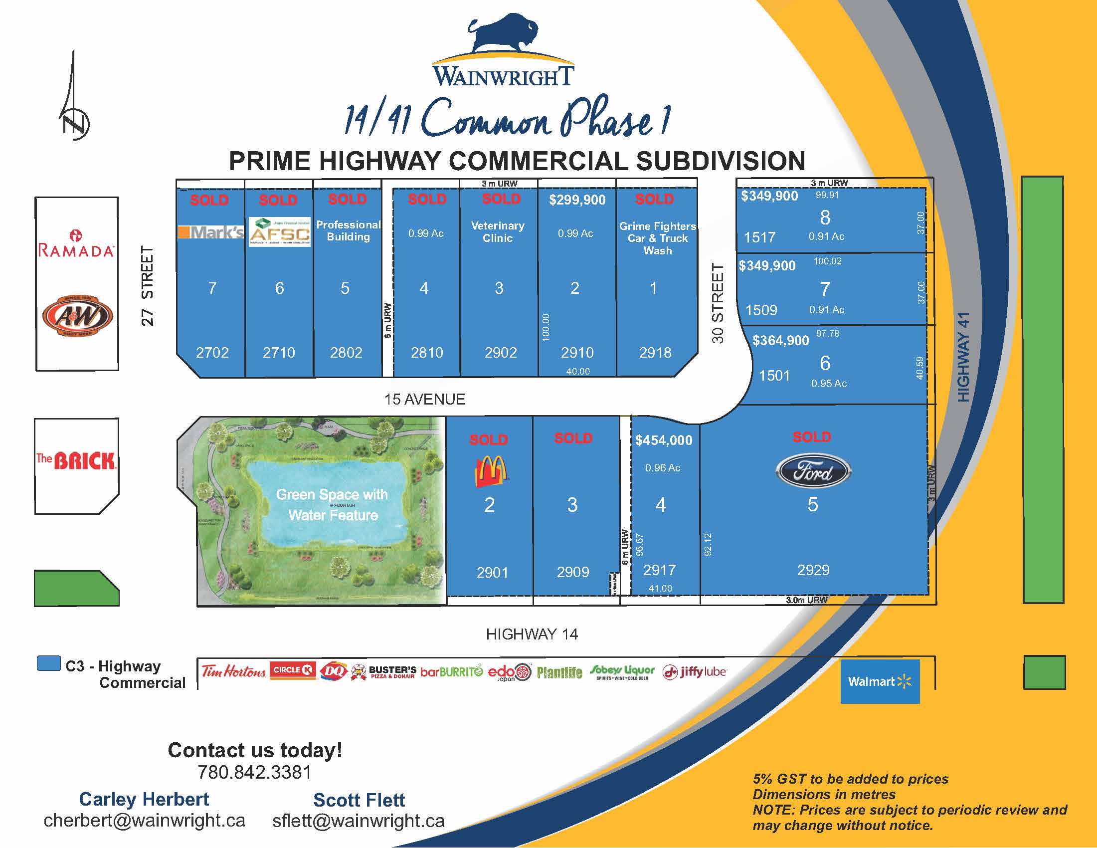 14/41 Common Phase 1 Commercial Lots