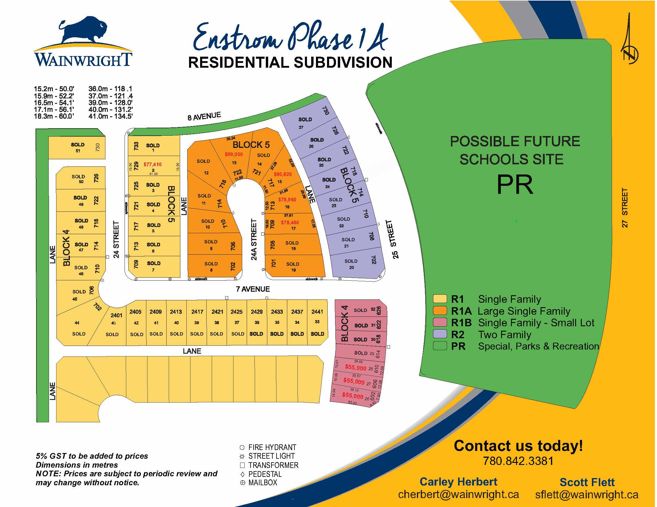 Enstrom Phase 1A Residential Lots